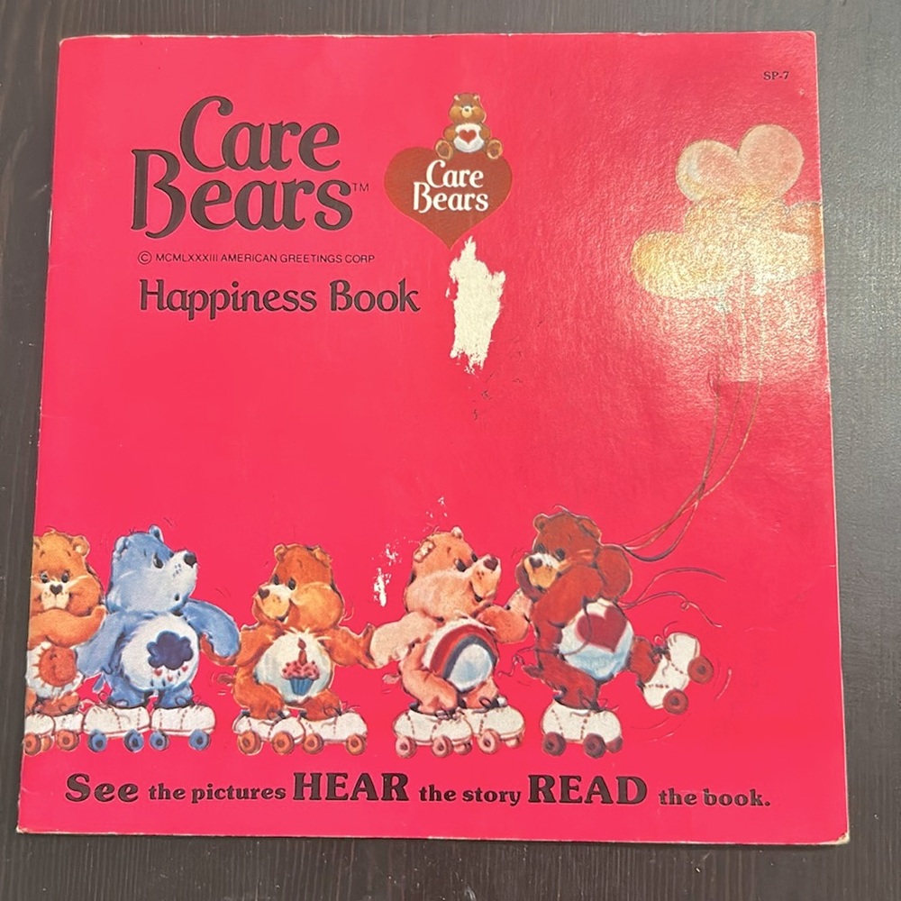 Care Bears Talking story book